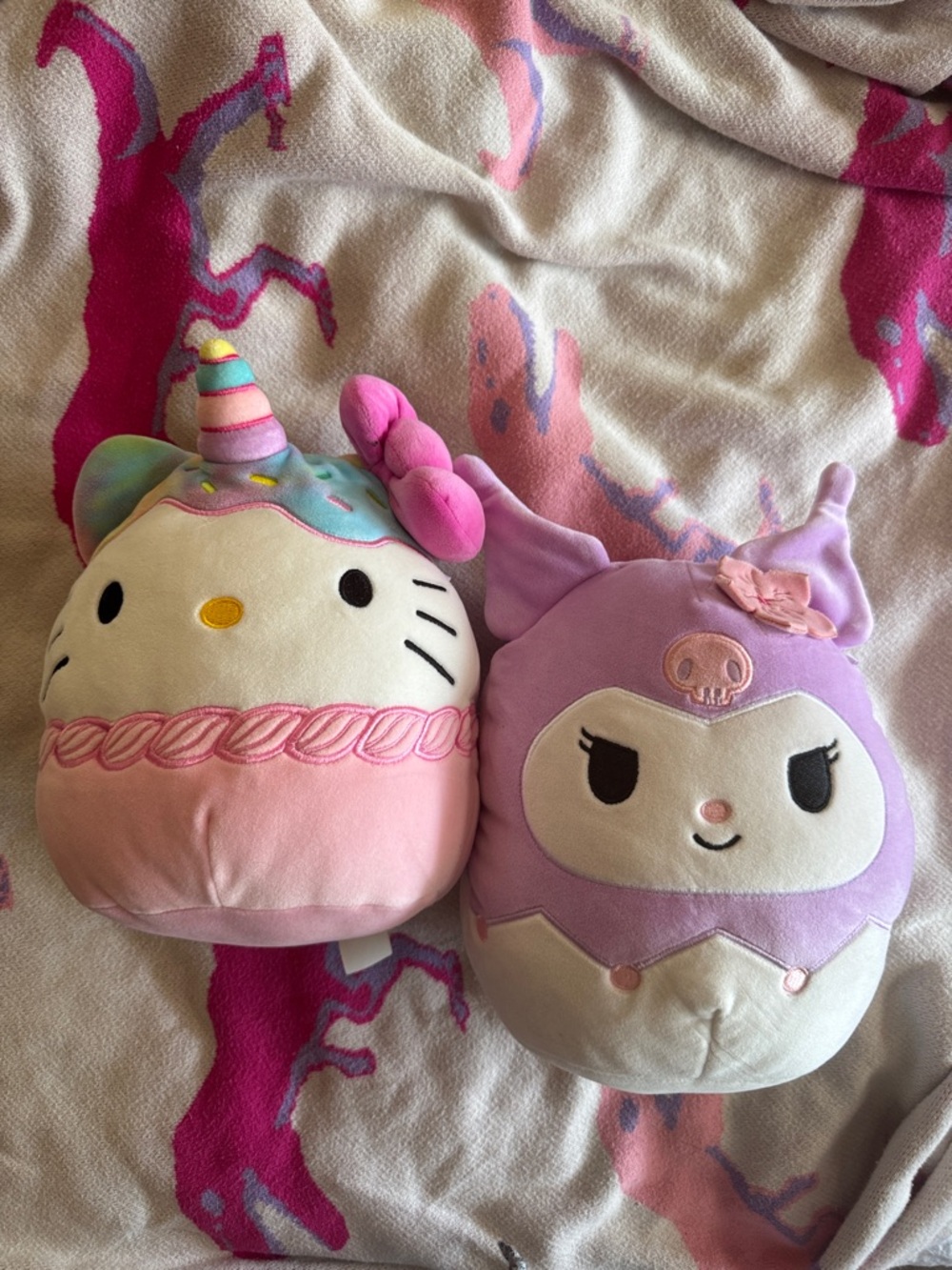 Sanrio Hello Kitty Unicorn & Kuromi Lavender Squishmallows
